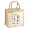 Cotton Pocket Jute Midi Tote Thumbnail