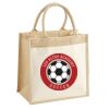 Cotton Pocket Jute Midi Tote Thumbnail