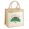 Cotton Pocket Jute Midi Tote Thumbnail