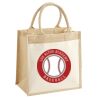 Cotton Pocket Jute Midi Tote Thumbnail