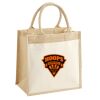Cotton Pocket Jute Midi Tote Thumbnail