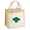 Cotton Pocket Jute Midi Tote Thumbnail