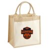 Cotton Pocket Jute Midi Tote Thumbnail
