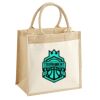 Cotton Pocket Jute Midi Tote Thumbnail