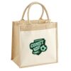 Cotton Pocket Jute Midi Tote Thumbnail