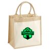 Cotton Pocket Jute Midi Tote Thumbnail