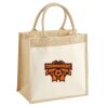 Cotton Pocket Jute Midi Tote Thumbnail