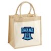Cotton Pocket Jute Midi Tote Thumbnail