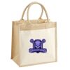 Cotton Pocket Jute Midi Tote Thumbnail
