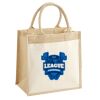 Cotton Pocket Jute Midi Tote Thumbnail