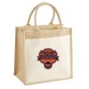 Cotton Pocket Jute Midi Tote Thumbnail