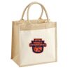 Cotton Pocket Jute Midi Tote Thumbnail