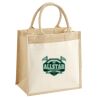 Cotton Pocket Jute Midi Tote Thumbnail