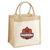 Cotton Pocket Jute Midi Tote Thumbnail