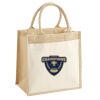 Cotton Pocket Jute Midi Tote Thumbnail