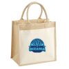 Cotton Pocket Jute Midi Tote Thumbnail