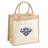 Cotton Pocket Jute Midi Tote Thumbnail