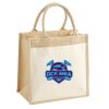 Cotton Pocket Jute Midi Tote Thumbnail
