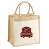 Cotton Pocket Jute Midi Tote Thumbnail