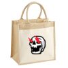 Cotton Pocket Jute Midi Tote Thumbnail