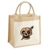 Cotton Pocket Jute Midi Tote Thumbnail