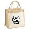 Cotton Pocket Jute Midi Tote Thumbnail