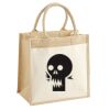 Cotton Pocket Jute Midi Tote Thumbnail