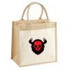 Cotton Pocket Jute Midi Tote Thumbnail