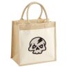 Cotton Pocket Jute Midi Tote Thumbnail