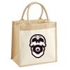 Cotton Pocket Jute Midi Tote Thumbnail