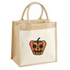 Cotton Pocket Jute Midi Tote Thumbnail