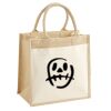 Cotton Pocket Jute Midi Tote Thumbnail