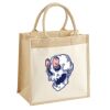 Cotton Pocket Jute Midi Tote Thumbnail
