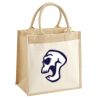 Cotton Pocket Jute Midi Tote Thumbnail