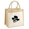 Cotton Pocket Jute Midi Tote Thumbnail