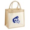 Cotton Pocket Jute Midi Tote Thumbnail