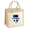Cotton Pocket Jute Midi Tote Thumbnail