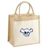 Cotton Pocket Jute Midi Tote Thumbnail