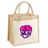 Cotton Pocket Jute Midi Tote Thumbnail
