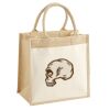 Cotton Pocket Jute Midi Tote Thumbnail