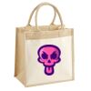 Cotton Pocket Jute Midi Tote Thumbnail