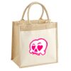 Cotton Pocket Jute Midi Tote Thumbnail