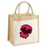 Cotton Pocket Jute Midi Tote Thumbnail