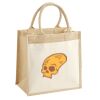 Cotton Pocket Jute Midi Tote Thumbnail