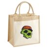 Cotton Pocket Jute Midi Tote Thumbnail