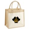 Cotton Pocket Jute Midi Tote Thumbnail