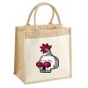 Cotton Pocket Jute Midi Tote Thumbnail