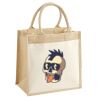 Cotton Pocket Jute Midi Tote Thumbnail