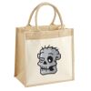 Cotton Pocket Jute Midi Tote Thumbnail
