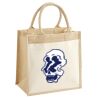 Cotton Pocket Jute Midi Tote Thumbnail